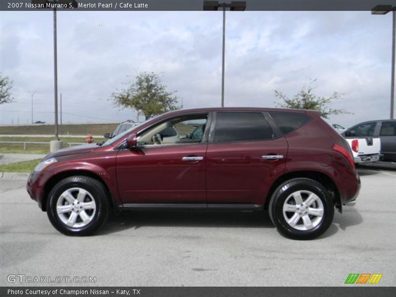 Merlot Pearl / Cafe Latte 2007 Nissan Murano S