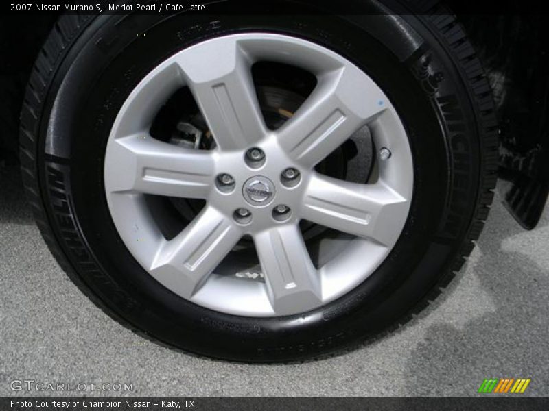 Merlot Pearl / Cafe Latte 2007 Nissan Murano S