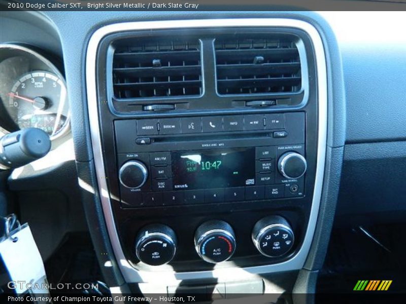 Bright Silver Metallic / Dark Slate Gray 2010 Dodge Caliber SXT