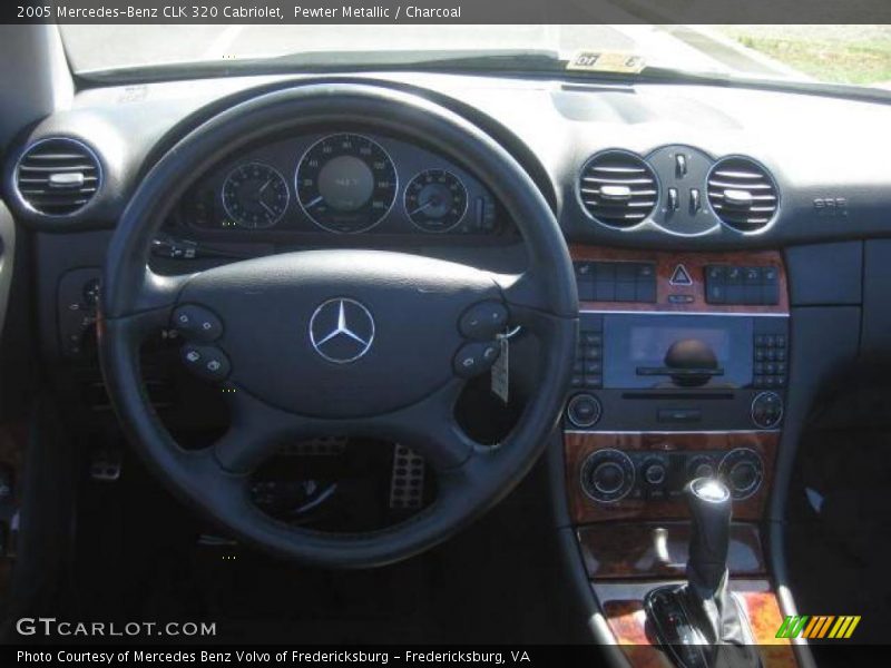 Pewter Metallic / Charcoal 2005 Mercedes-Benz CLK 320 Cabriolet