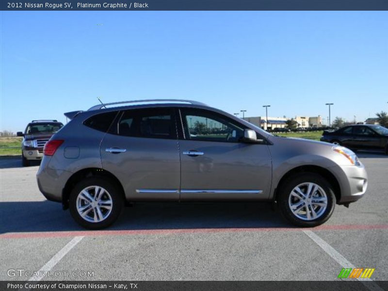 Platinum Graphite / Black 2012 Nissan Rogue SV