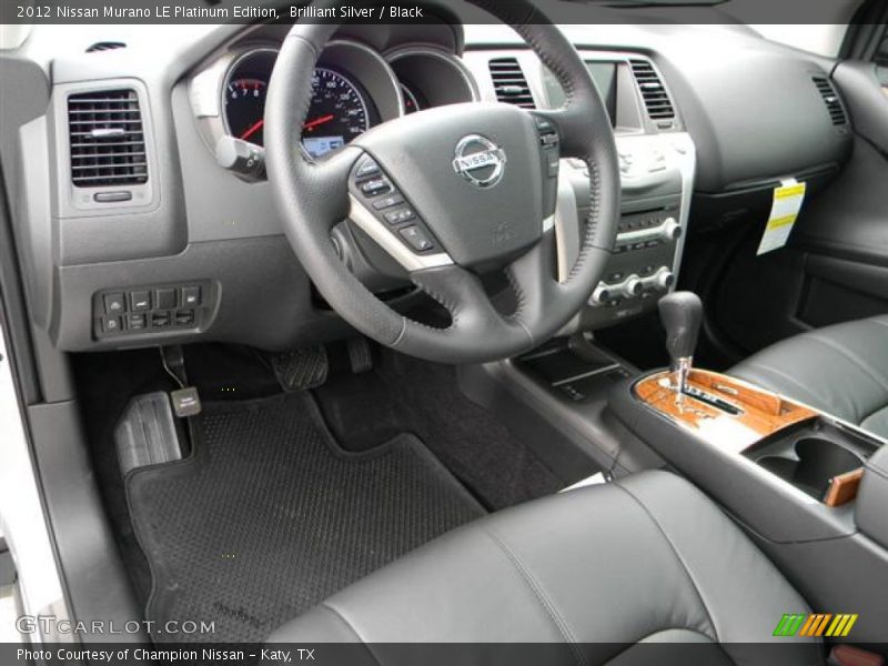  2012 Murano LE Platinum Edition Black Interior