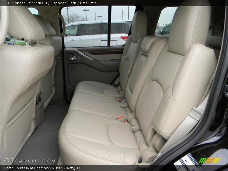  2012 Pathfinder LE Cafe Latte Interior