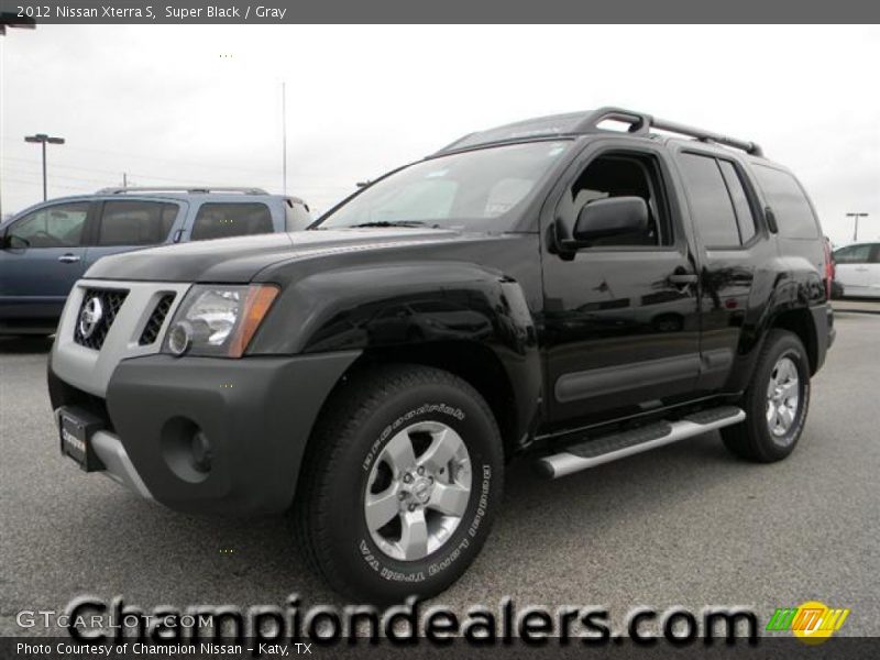 Super Black / Gray 2012 Nissan Xterra S