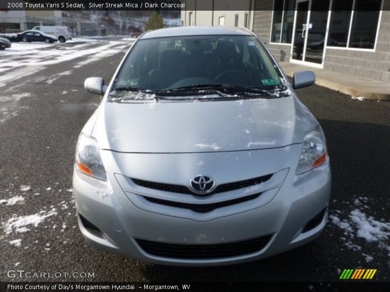 Silver Streak Mica / Dark Charcoal 2008 Toyota Yaris S Sedan