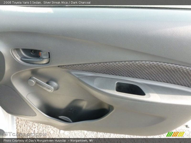 Silver Streak Mica / Dark Charcoal 2008 Toyota Yaris S Sedan