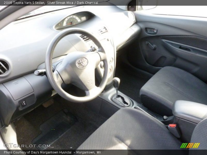 Silver Streak Mica / Dark Charcoal 2008 Toyota Yaris S Sedan