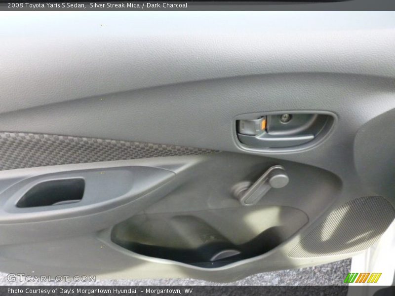 Silver Streak Mica / Dark Charcoal 2008 Toyota Yaris S Sedan