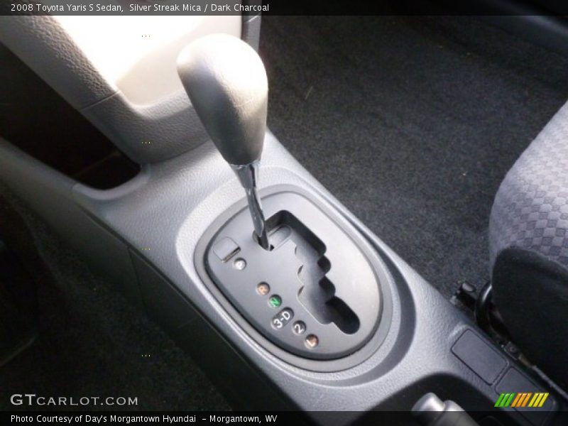 Silver Streak Mica / Dark Charcoal 2008 Toyota Yaris S Sedan