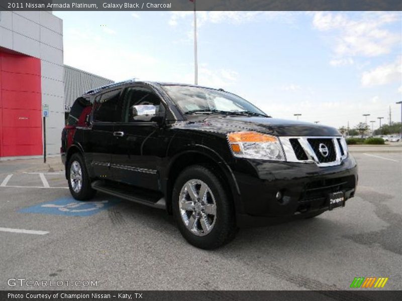 Galaxy Black / Charcoal 2011 Nissan Armada Platinum