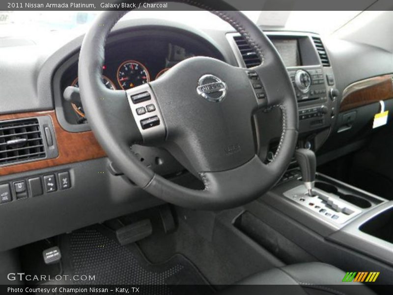 Galaxy Black / Charcoal 2011 Nissan Armada Platinum