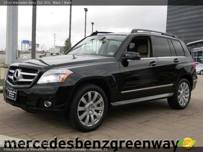 Black / Black 2010 Mercedes-Benz GLK 350
