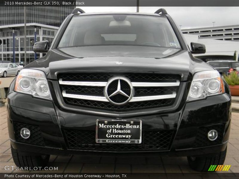 Black / Black 2010 Mercedes-Benz GLK 350