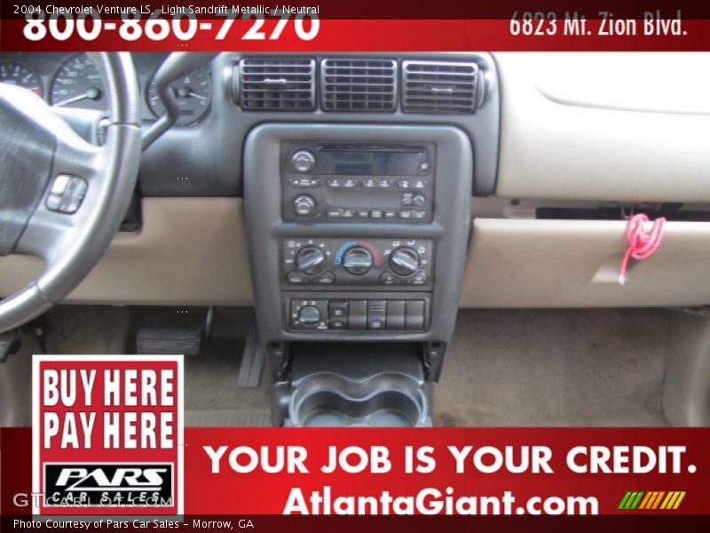 Light Sandrift Metallic / Neutral 2004 Chevrolet Venture LS