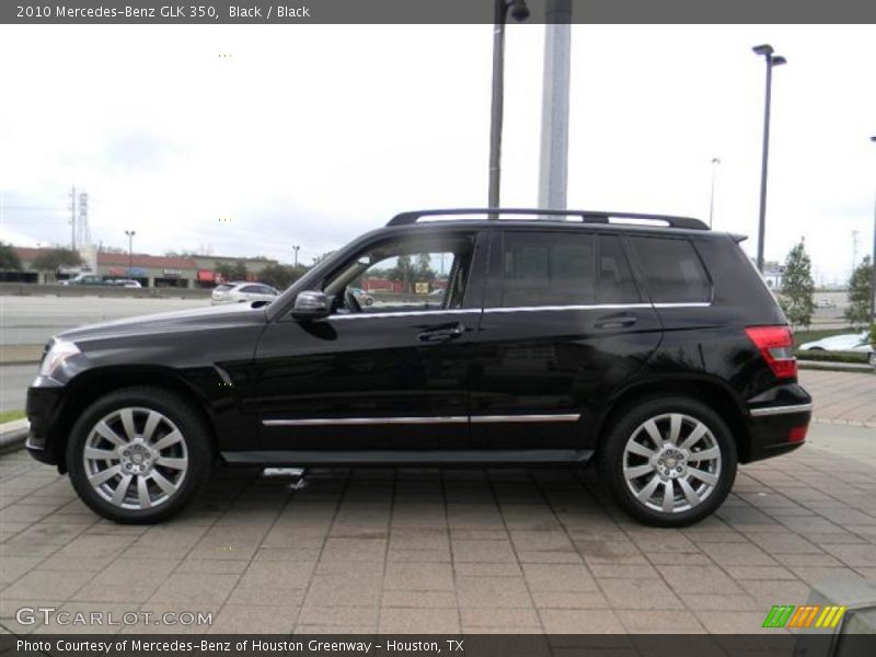 Black / Black 2010 Mercedes-Benz GLK 350