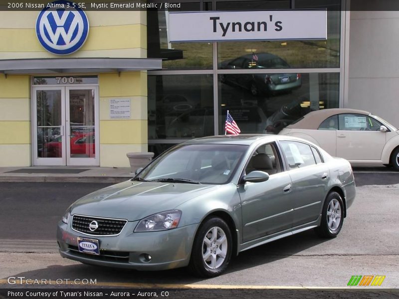 Mystic Emerald Metallic / Blond 2006 Nissan Altima 3.5 SE