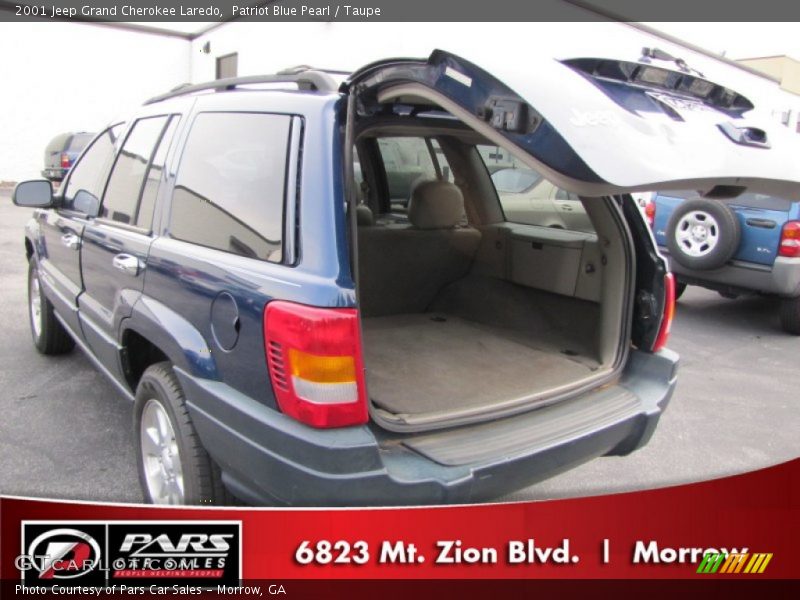 Patriot Blue Pearl / Taupe 2001 Jeep Grand Cherokee Laredo