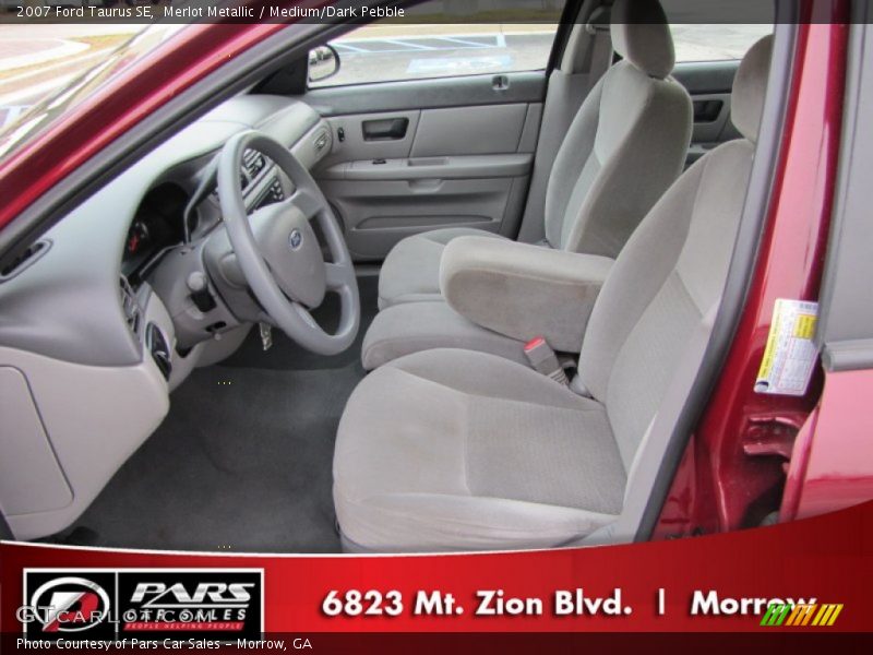 Merlot Metallic / Medium/Dark Pebble 2007 Ford Taurus SE