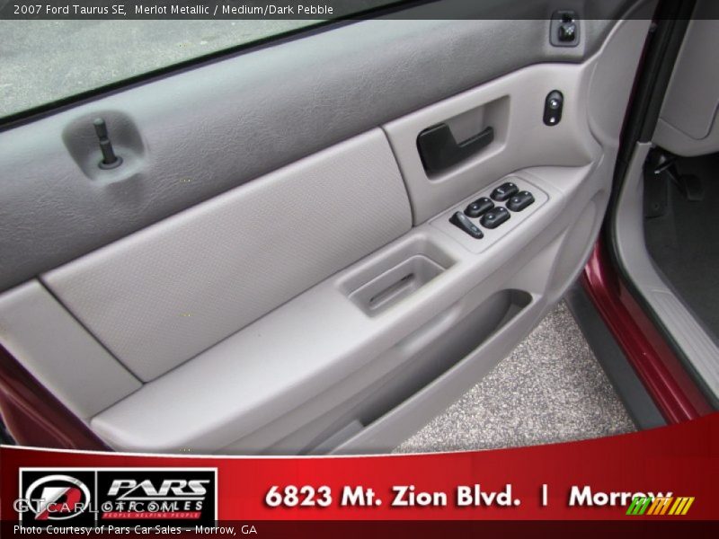 Merlot Metallic / Medium/Dark Pebble 2007 Ford Taurus SE