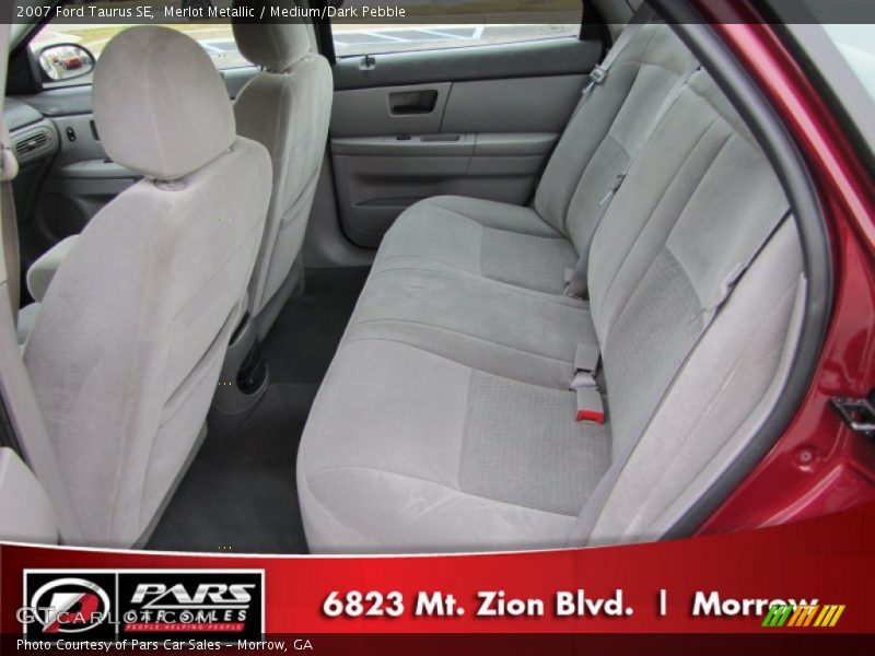 Merlot Metallic / Medium/Dark Pebble 2007 Ford Taurus SE