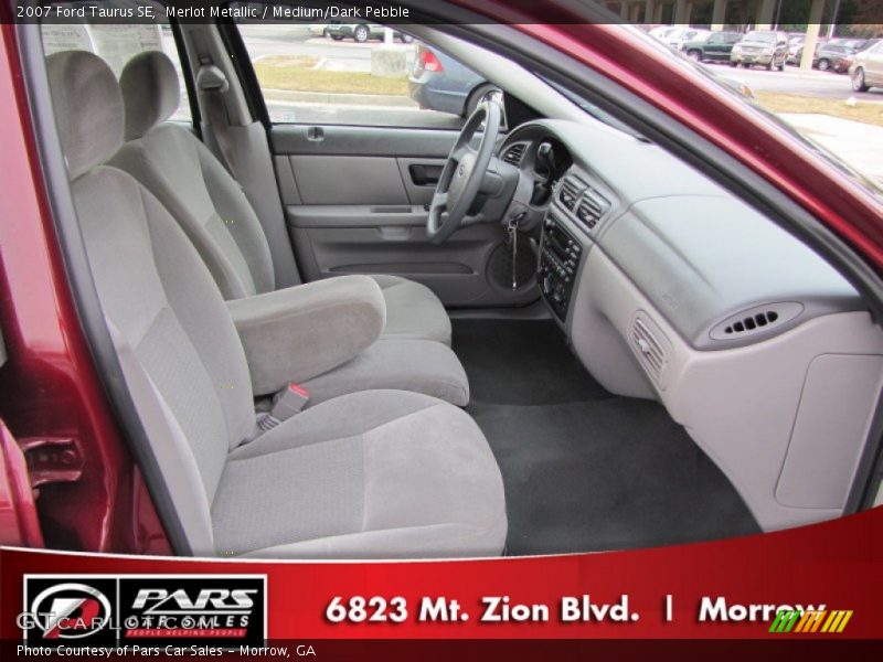 Merlot Metallic / Medium/Dark Pebble 2007 Ford Taurus SE