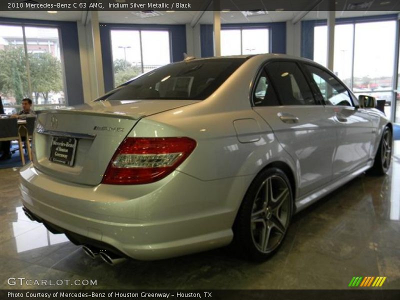 Iridium Silver Metallic / Black 2010 Mercedes-Benz C 63 AMG