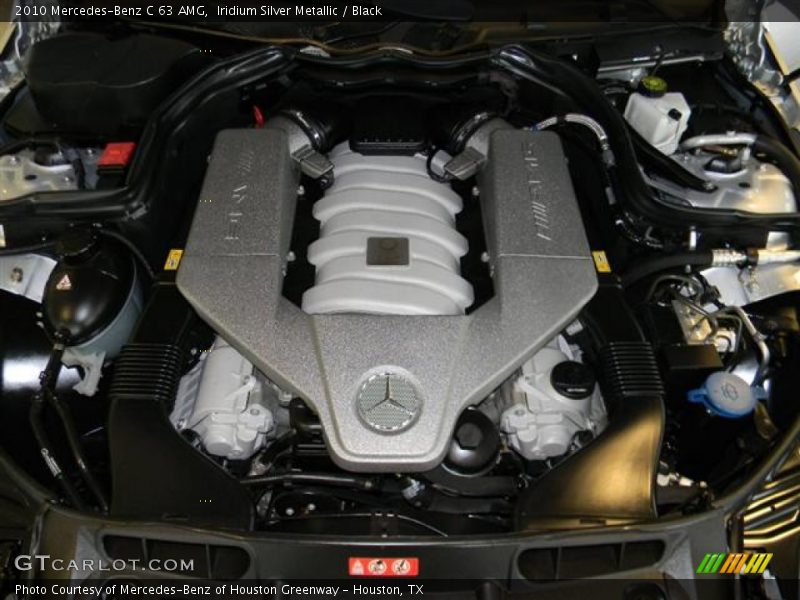 Iridium Silver Metallic / Black 2010 Mercedes-Benz C 63 AMG