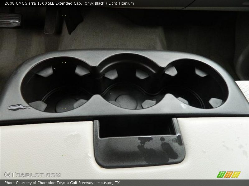 Onyx Black / Light Titanium 2008 GMC Sierra 1500 SLE Extended Cab