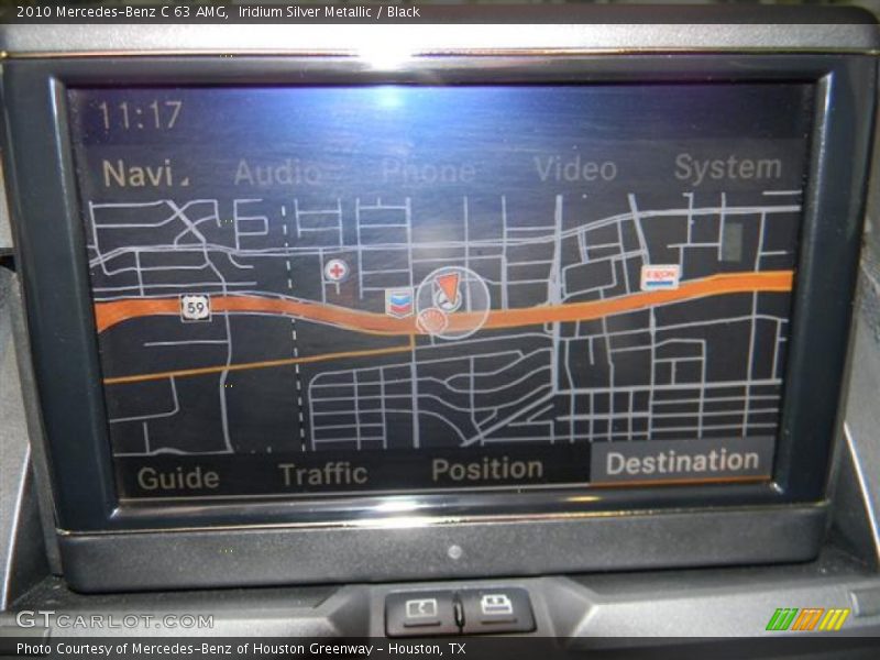 Iridium Silver Metallic / Black 2010 Mercedes-Benz C 63 AMG
