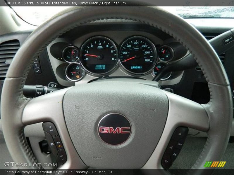  2008 Sierra 1500 SLE Extended Cab Steering Wheel