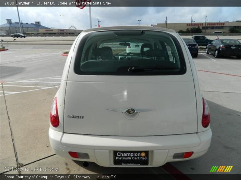 Stone White / Pastel Slate Gray 2008 Chrysler PT Cruiser LX