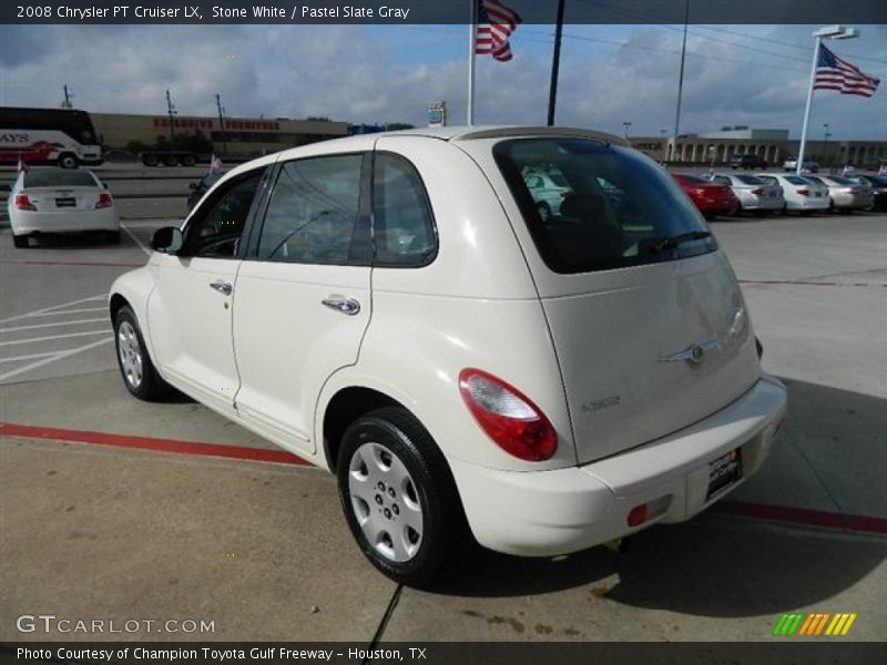 Stone White / Pastel Slate Gray 2008 Chrysler PT Cruiser LX