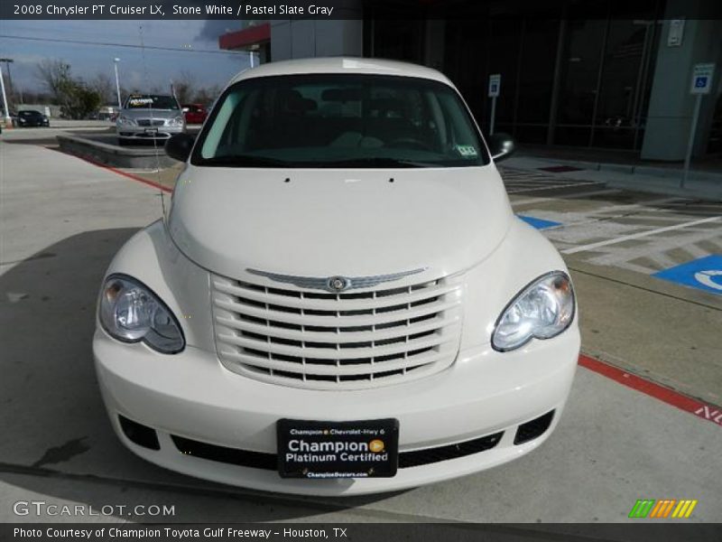 Stone White / Pastel Slate Gray 2008 Chrysler PT Cruiser LX