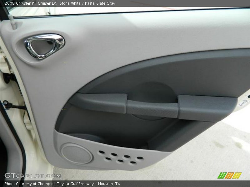 Stone White / Pastel Slate Gray 2008 Chrysler PT Cruiser LX