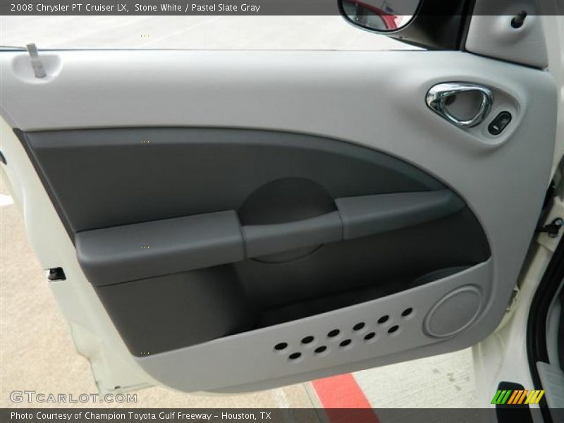Stone White / Pastel Slate Gray 2008 Chrysler PT Cruiser LX