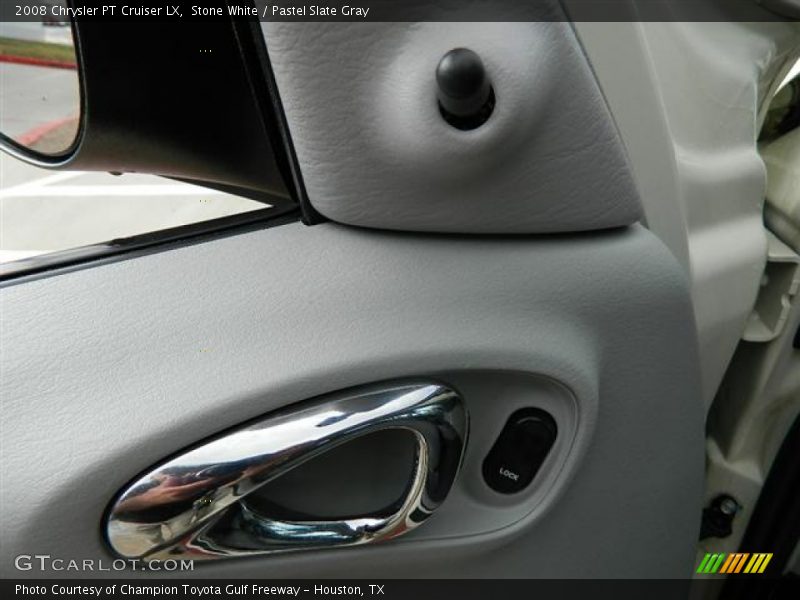 Stone White / Pastel Slate Gray 2008 Chrysler PT Cruiser LX