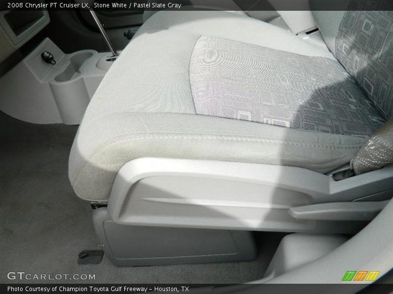 Stone White / Pastel Slate Gray 2008 Chrysler PT Cruiser LX