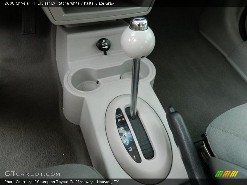 Stone White / Pastel Slate Gray 2008 Chrysler PT Cruiser LX