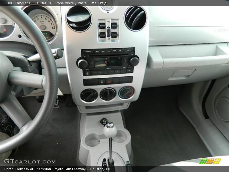 Stone White / Pastel Slate Gray 2008 Chrysler PT Cruiser LX