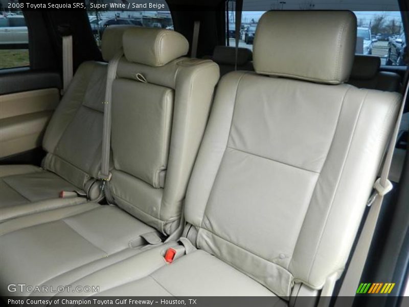 Super White / Sand Beige 2008 Toyota Sequoia SR5