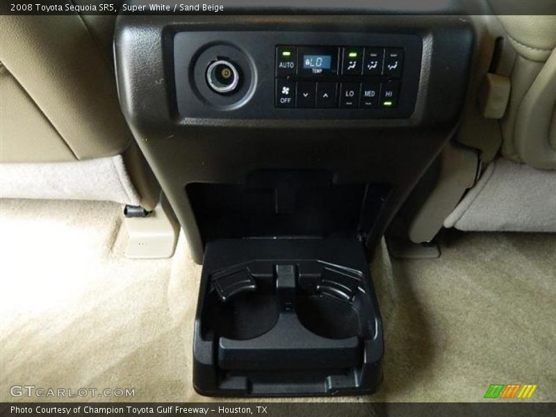 Super White / Sand Beige 2008 Toyota Sequoia SR5