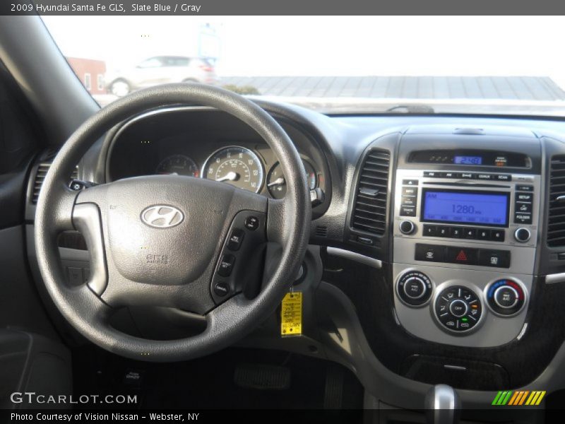 Slate Blue / Gray 2009 Hyundai Santa Fe GLS
