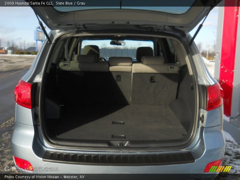 Slate Blue / Gray 2009 Hyundai Santa Fe GLS