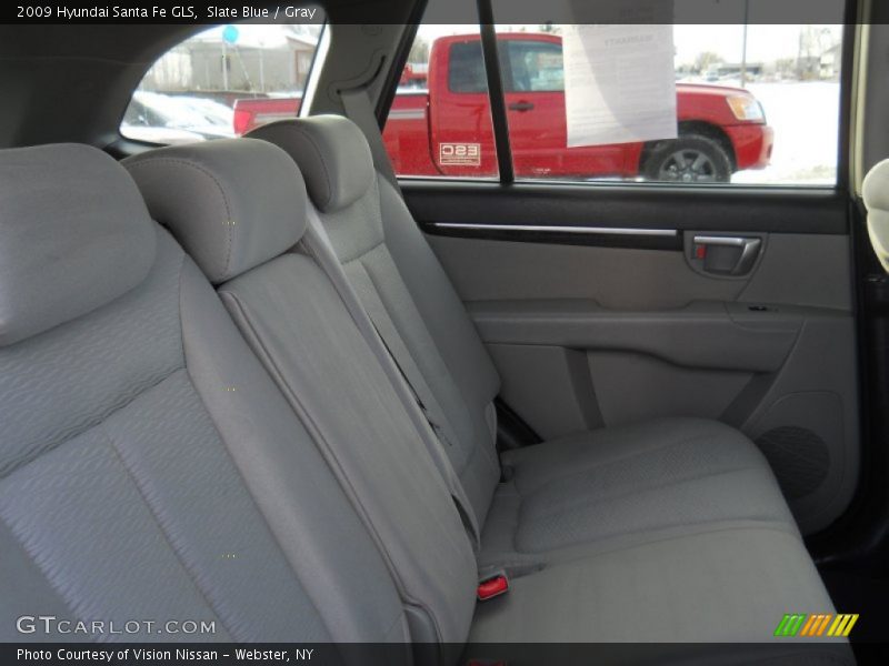 Slate Blue / Gray 2009 Hyundai Santa Fe GLS