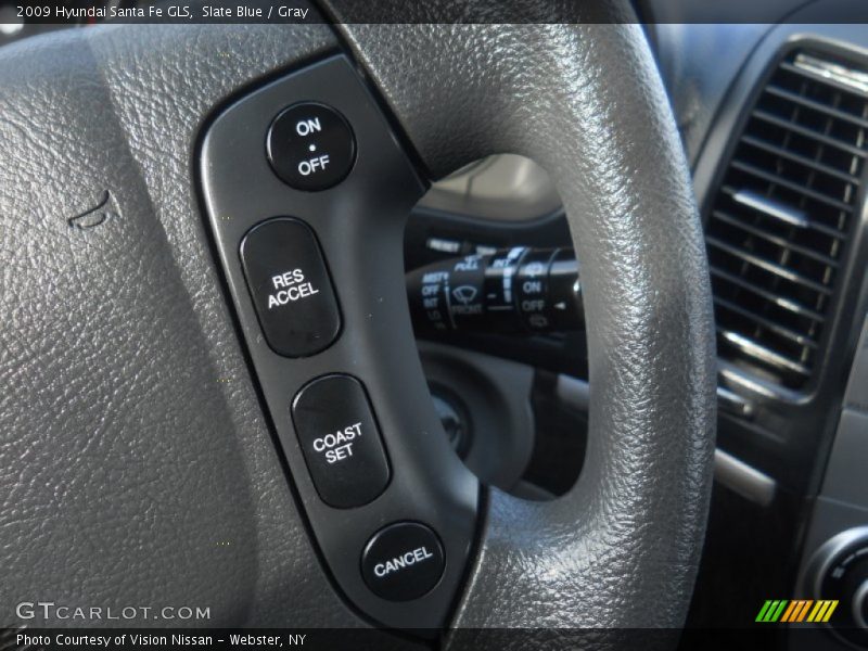 Slate Blue / Gray 2009 Hyundai Santa Fe GLS