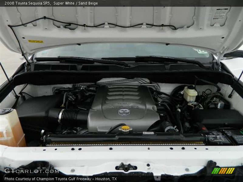 Super White / Sand Beige 2008 Toyota Sequoia SR5