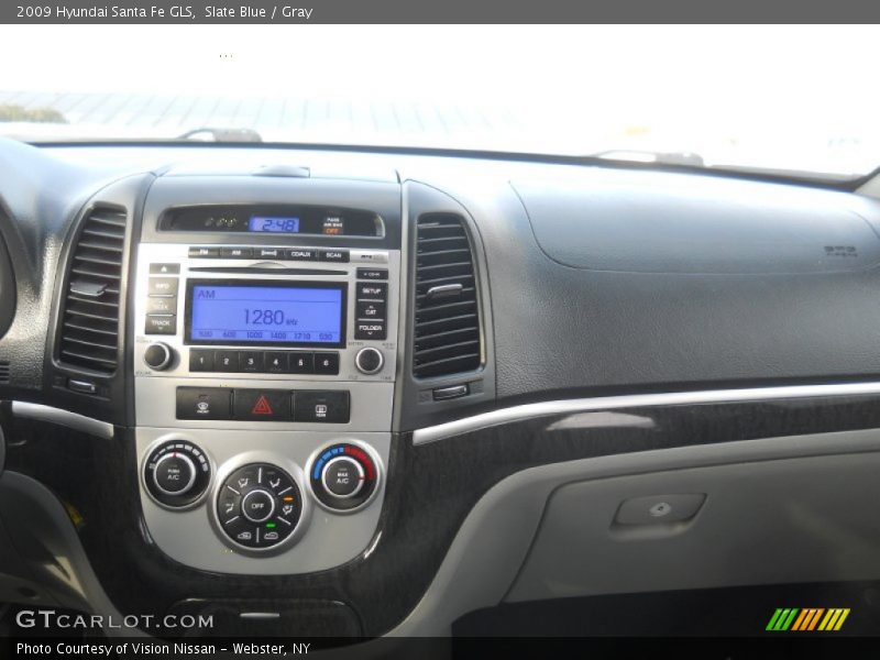 Slate Blue / Gray 2009 Hyundai Santa Fe GLS
