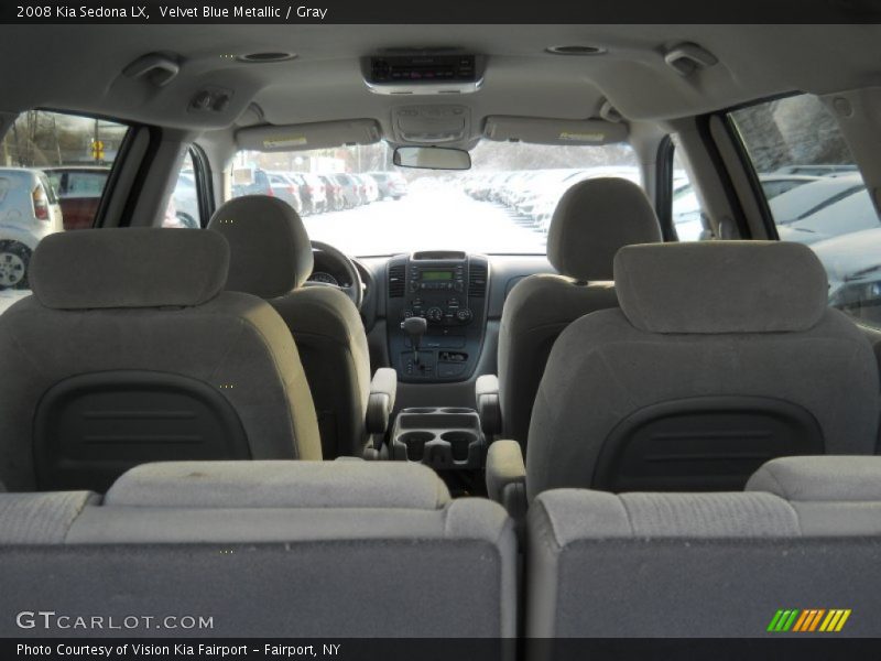Velvet Blue Metallic / Gray 2008 Kia Sedona LX