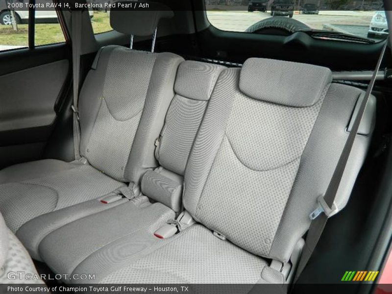 Rear Seat of 2008 RAV4 I4