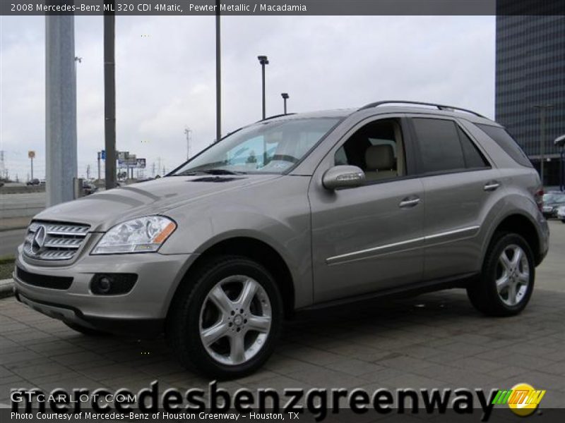 Pewter Metallic / Macadamia 2008 Mercedes-Benz ML 320 CDI 4Matic